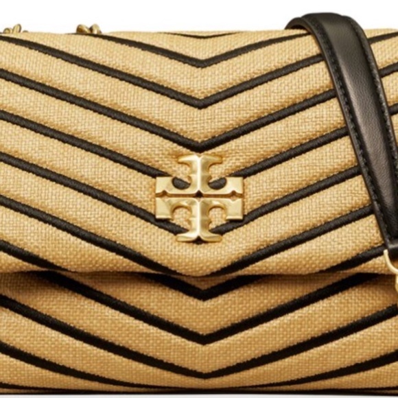 NEW! TORY BURCH KIRA CHEVRON CONVERTIBLE SHOULDER BAG - Picture 1 of 12